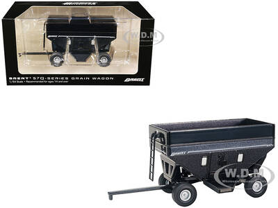 Brent 657Q Grain Train Wagon Black Metallic 1/64 Diecast Model by SpecCast