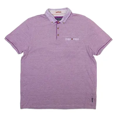 TED BAKER Mens Polo Shirt Purple L