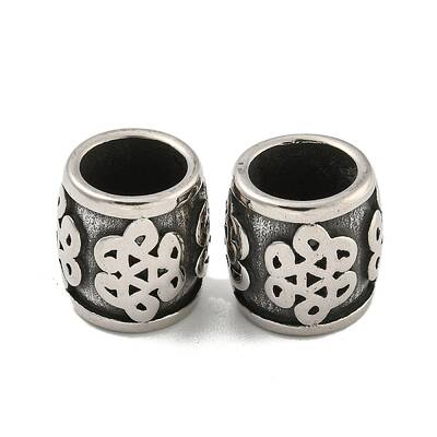 316 Surgical Stainless Steel European Beads