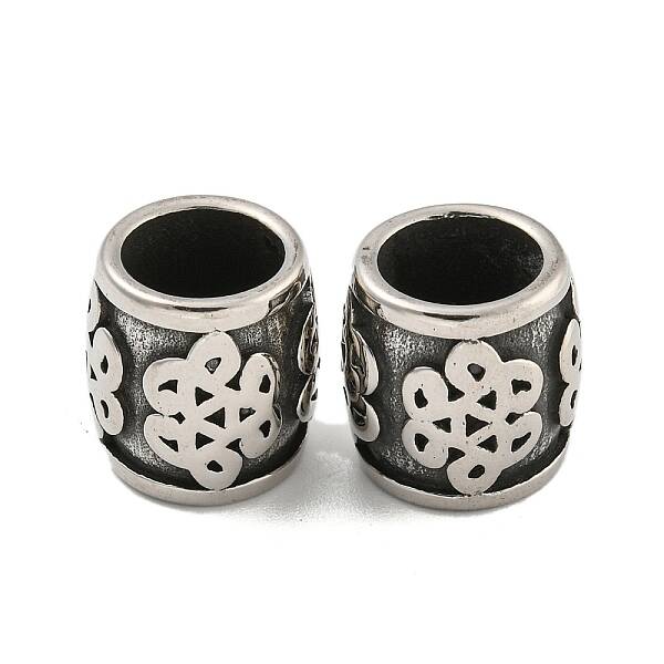 316 Surgical Stainless Steel European Beads