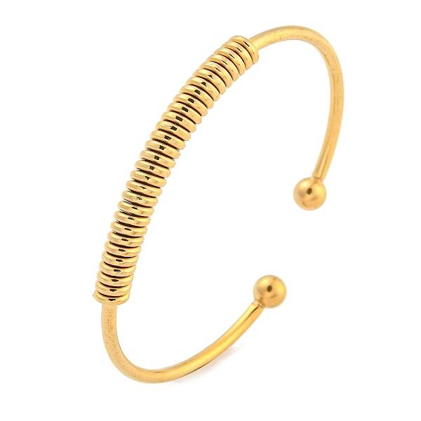 Ion Plating(IP) 304 Stainless Steel Cuff Bangles
