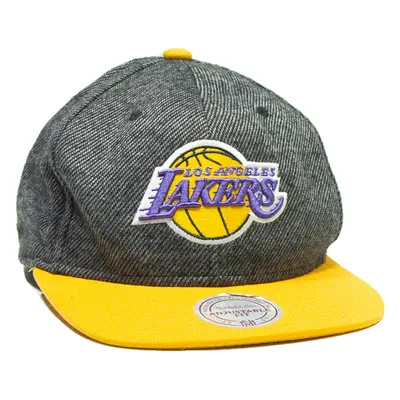 MITCHELL & NESS LA Lakers Mens Snapback Cap Grey Wool M