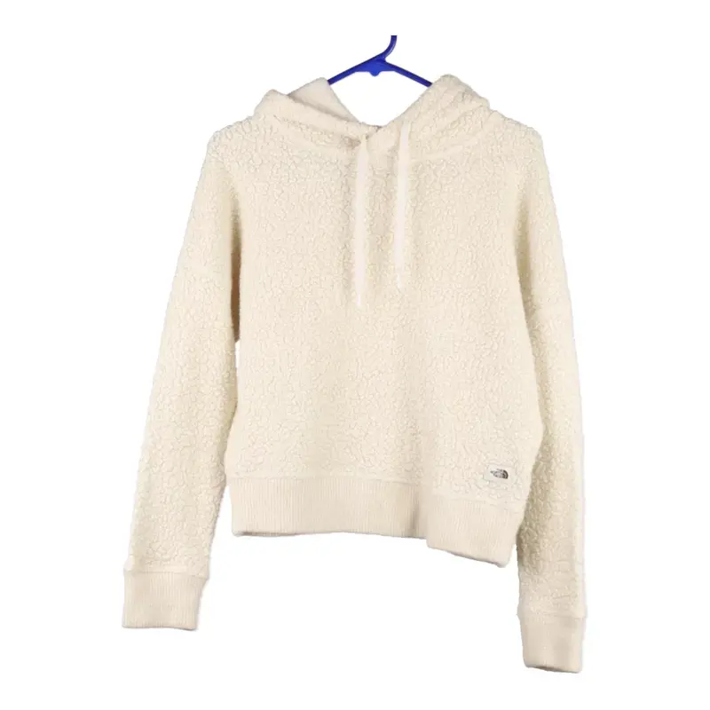 The North Face Fleece - Medium Cream Cotton Blend