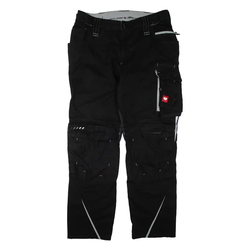 EURUSS STRAUSS Outdoor Mens Trousers Black Regular Straight W34 L32