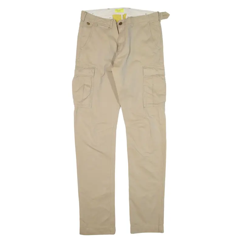 SCOTCH & SODA Cargo Trousers Beige Regular Straight Womens W31 L34