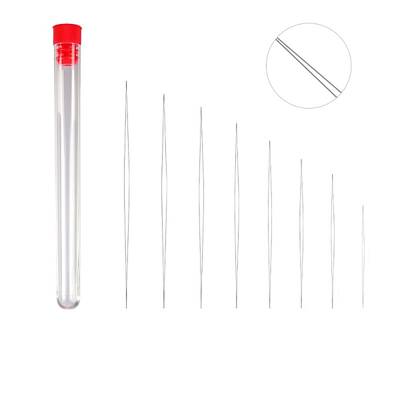 Tarnish Resistant Stainless Steel Collapsible Big Eye Beading Needles