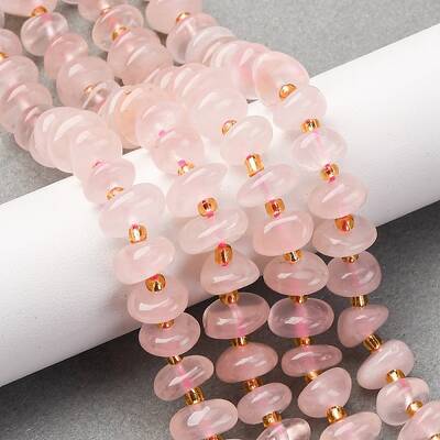 Natural Rose Quartz Beads Strands