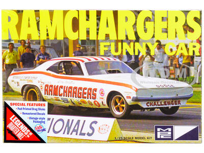 Skill 2 Model Kit Dodge Challenger Ramchargers Funny Car \