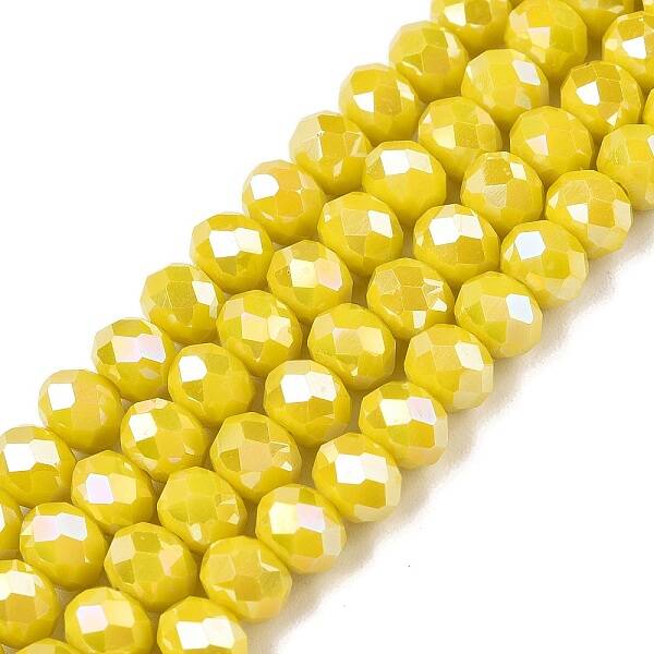 Electroplate Glass Beads Strands
