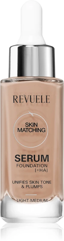Revuele [+HA] Hydrating Foundation to Unify Skin Tone Color Light-Medium 30ml