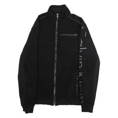 CALVIN KLEIN Mens Track Jacket Black S