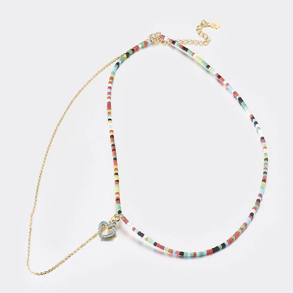 Natural Peach Moonstone Tiered Necklaces