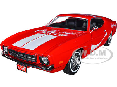1971 Ford Mustang Sportsroof Red with White Stripes \