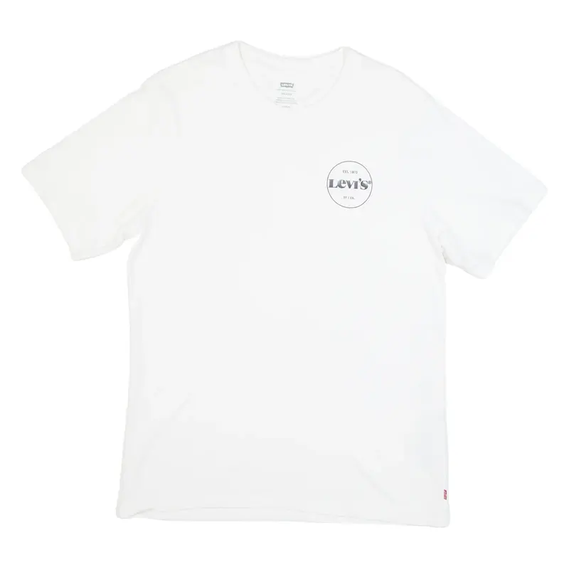 LEVI'S Mens T-Shirt White S
