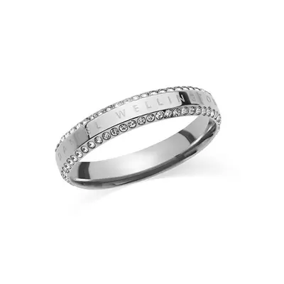 Daniel Wellington Anello In Acciaio Abbagliante Con Zirconi Cubici Classic Aura Dw004015 - Circuito: 60 Mm