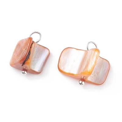Dyed Freshwater Shell Pendant