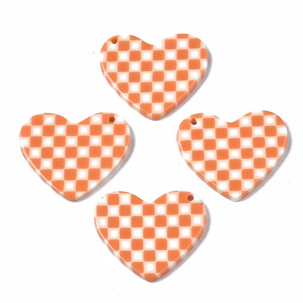 Opaque Cellulose Acetate(Resin) Pendants