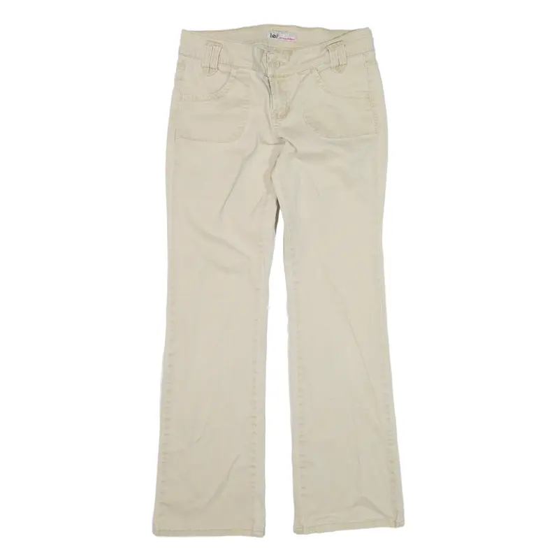 L.E.I Trousers Beige Classic Bootcut Womens W30 L30