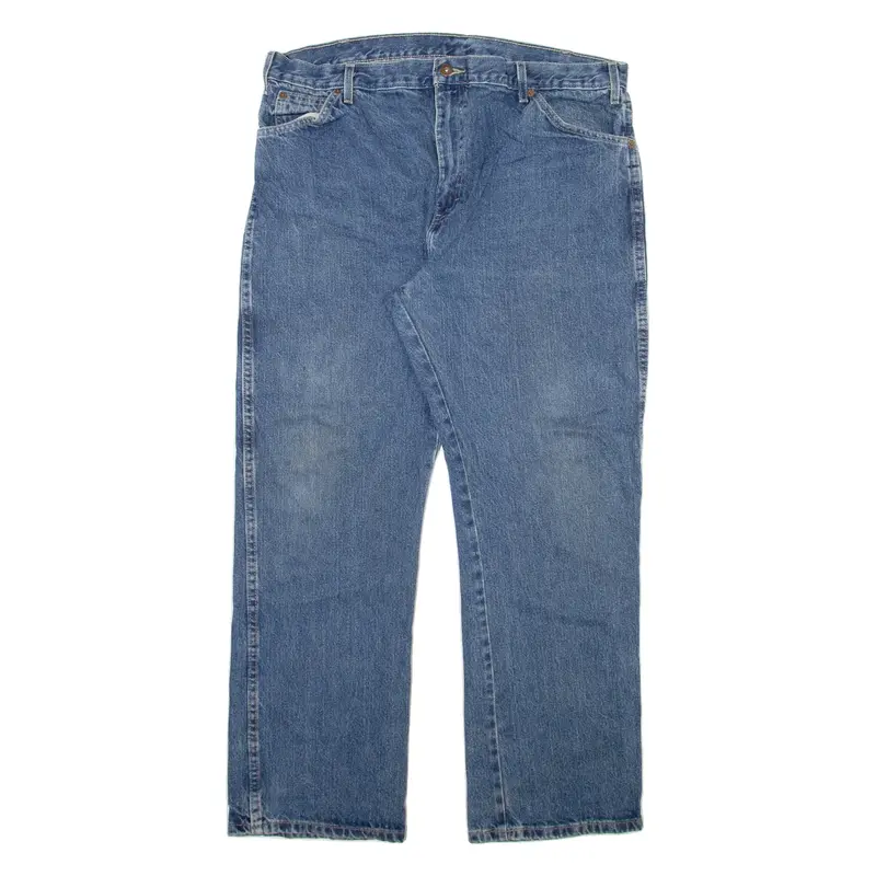 DICKIES Mens Jeans Blue Relaxed Straight W38 L30