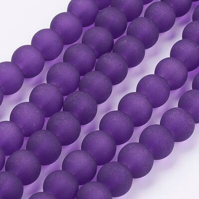 Transparent Glass Beads Strands