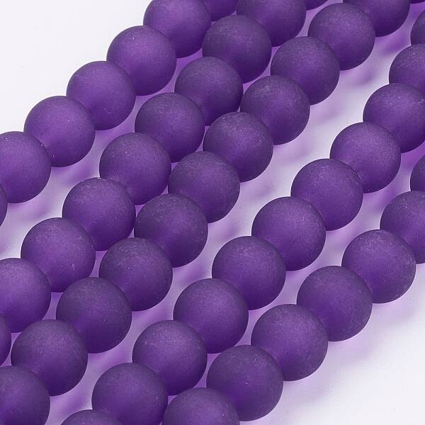 Transparent Glass Beads Strands