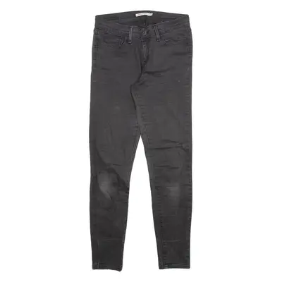 LEVI'S 710 Womens Jeans Grey Slim Skinny W29 L29