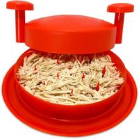 Kitchen Chicken Shredder Machine, Shredding Tool, Meat Shredder with Handles And Anti-Skid Base Mat,Suitable for Pulled Pork ...