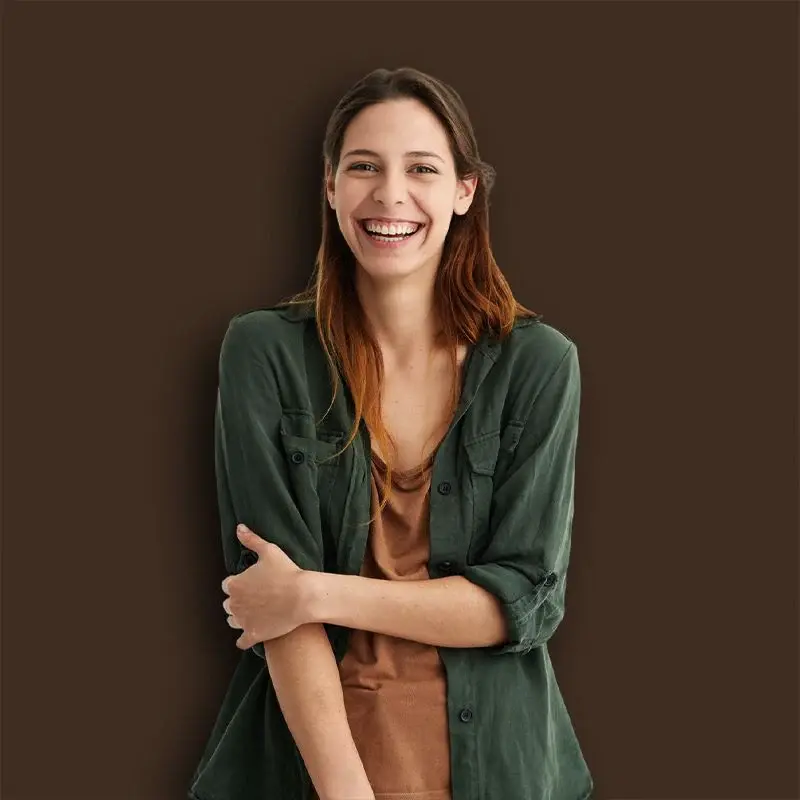 Photography Studio Headshots Solid Brown Backdrop - Aperturee