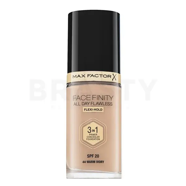 Max Factor Facefinity All Day Flawless Flexi-Hold 3in1 Primer Concealer Foundation SPF20 44 30 ml