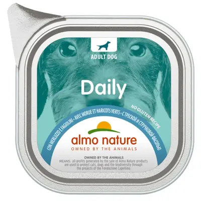 Almo nature Daily Menu with Cod and Green Beans - 100GR