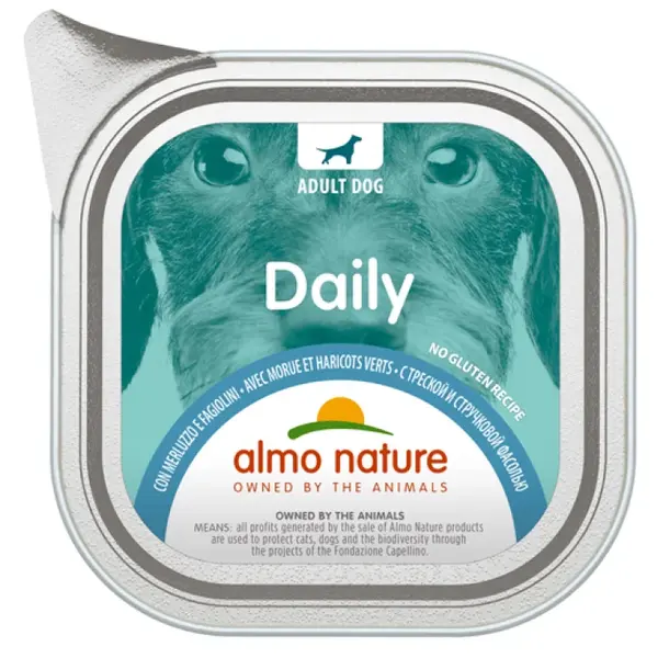 Almo nature Daily Menu with Cod and Green Beans - 100GR