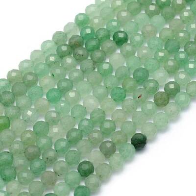 Natural Green Aventurine Beads Strands