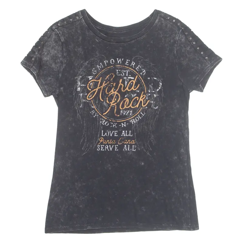 HARD ROCK CAFE Guitar Punta Cana Mens T-Shirt Black S