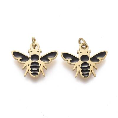 316 Surgical Stainless Steel Enamel Charms
