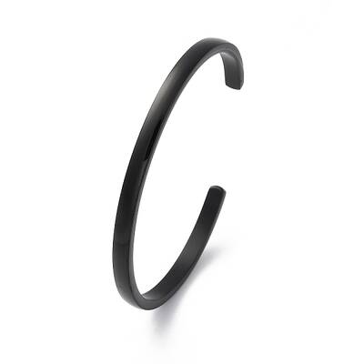 Ion Plating(IP) 304 Stainless Steel Cuff Bangles