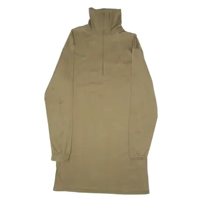 TEXTILES VERTRAUEN Swiss Military Mens T-Shirt Green 1/4 Zip S