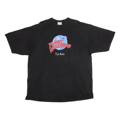 PLANET HOLLYWOOD Mens T-Shirt Black 2XL