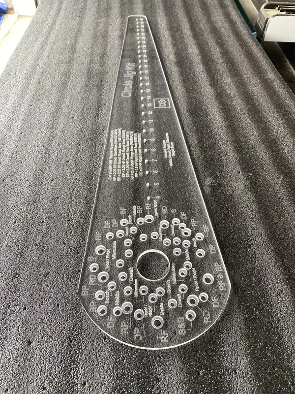 Circle Jig Faceplate (LARGE) - Template