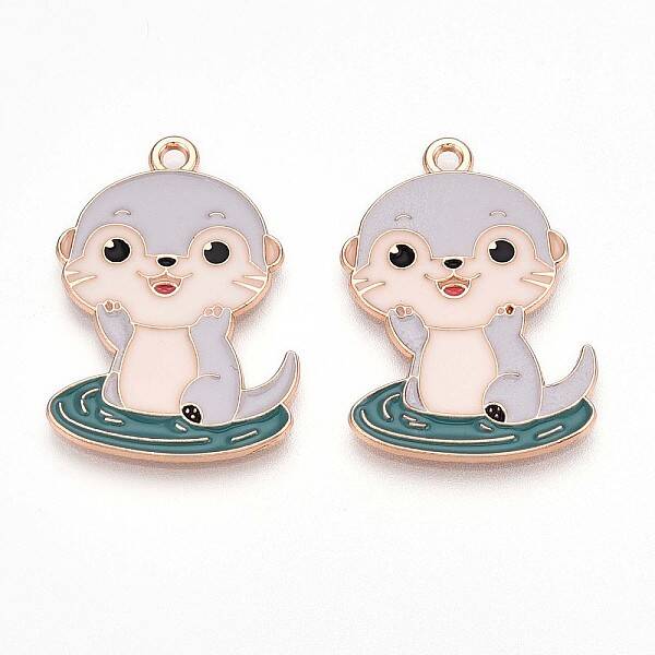 Alloy Enamel Pendants