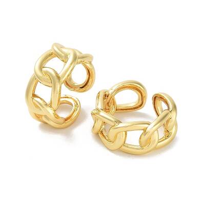 Brass Open Cuff Rings for Women