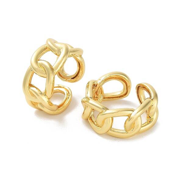 Brass Open Cuff Rings for Women