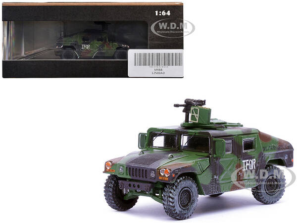 M988 Modern 44 Utility Vehicle with Grenade Launcher Camouflage Military Police, 65th Company, 519th MP Battalion, IFOR HQ A...