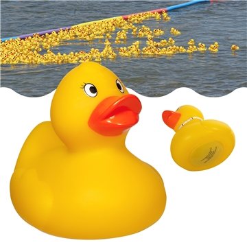 150 Promotional Weighted Racing Duck - PVC Rubber & 65g Weight