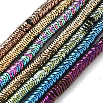 Electroplated Synthetic Non-magnetic Hematite Beads Strands