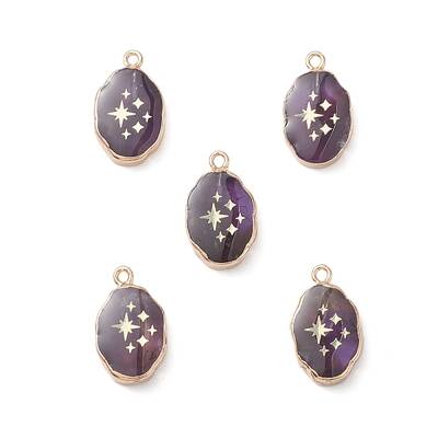 Natural Amethyst Pendants