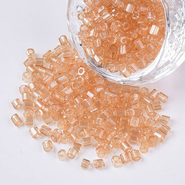8/0 Two Cut Glass Seed Beads