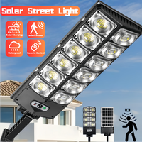 2000W Solar Lights Outdoor Waterproof, 8000K Solar Street Lights Outdoor, LED Dusk to Dawn Solar Flood Light with Motion Sens...