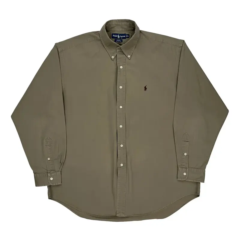 Blake Ralph Lauren Shirt - XL Grey Cotton