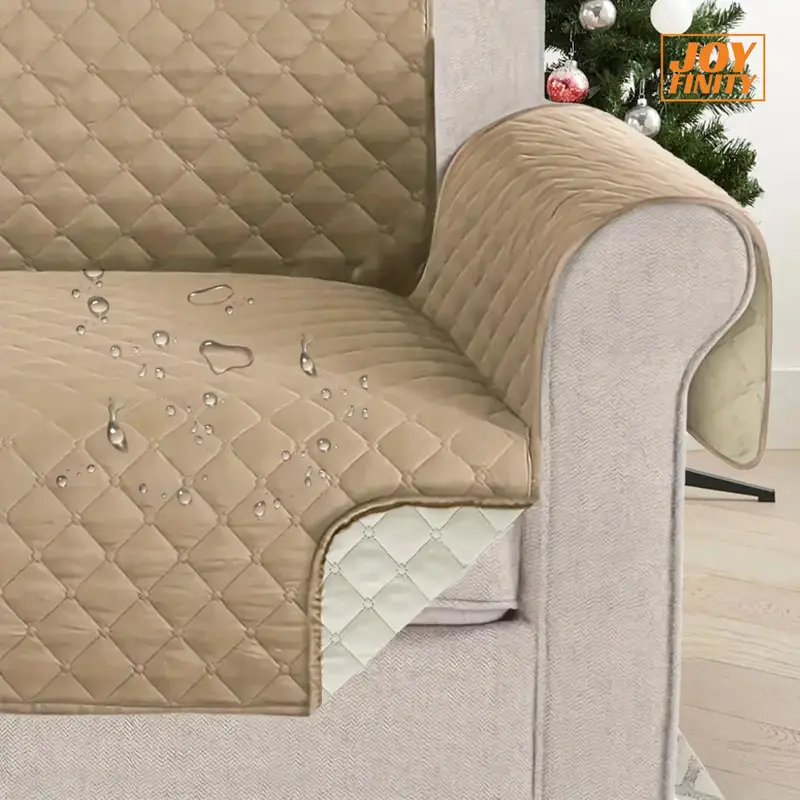 Joyfinity Quilted Chair Sofa Cover Waterproof Chair Covers for Armchair, Oversized Sofa Cover Waterproof Couch Covers,Soft Wa...