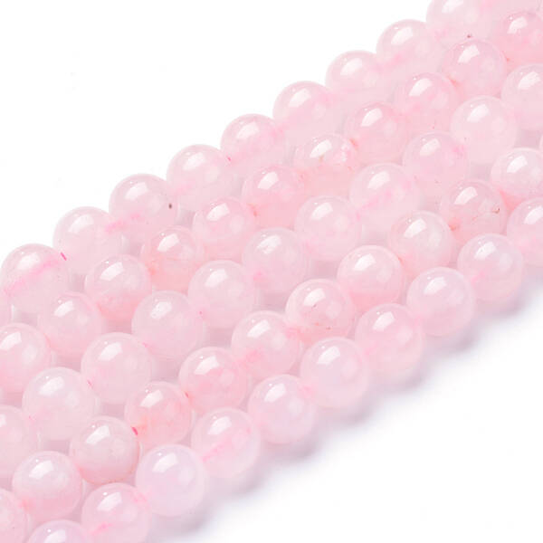 Natural Rose Quartz Beads Strands
